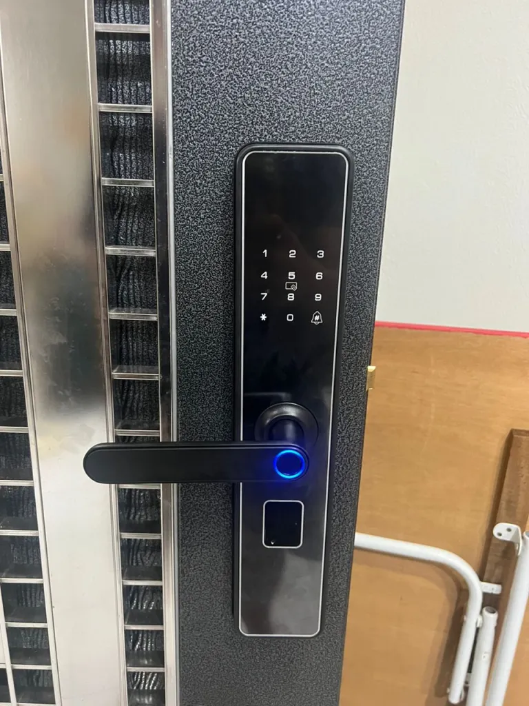 Digital smart lock installation